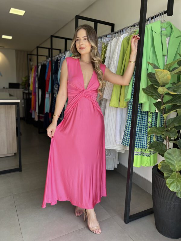 Vestido Ombreira Rosa FARM - Image 4