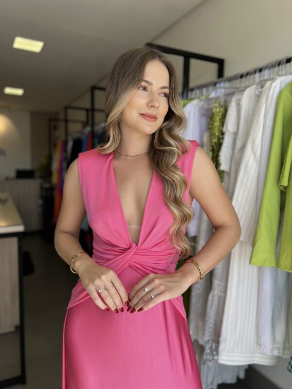Vestido Ombreira Rosa FARM - Image 3