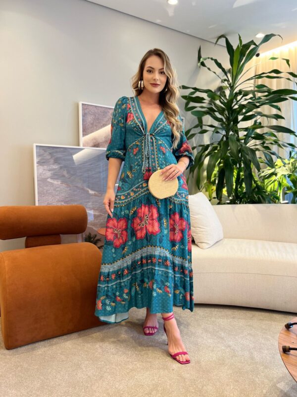 Vestido cropped amar Farm - Image 2