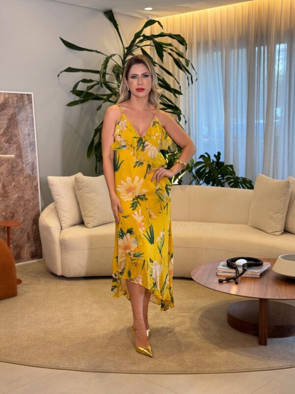 Vestido babados floral Alice - Image 2