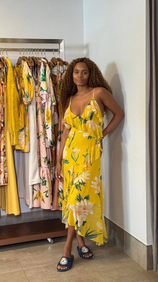 Vestido babados floral Alice - Image 3