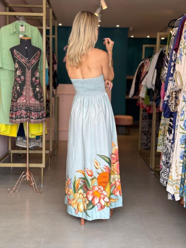 Vestido longo folhagem - Image 4