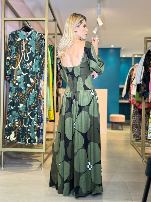 Vestido mangas Florbelapreto - Image 3