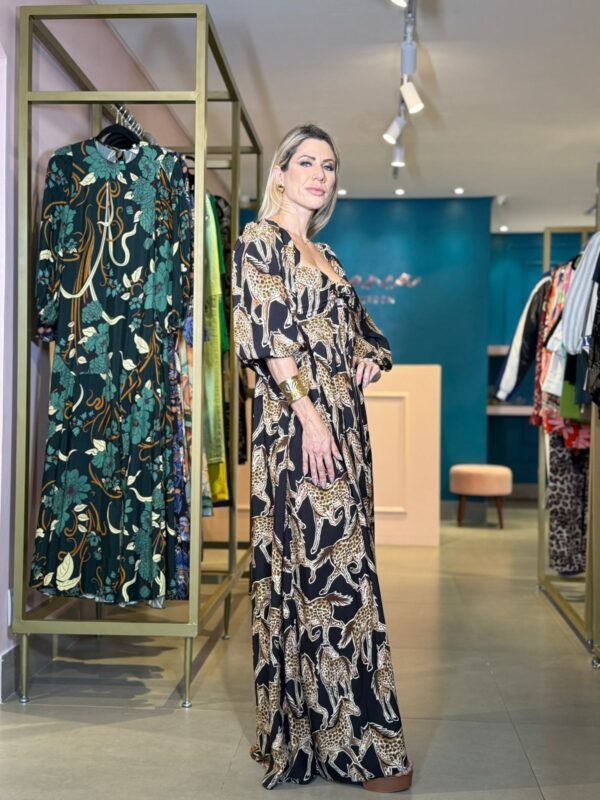 Vestido longo cavalo onça - Image 3